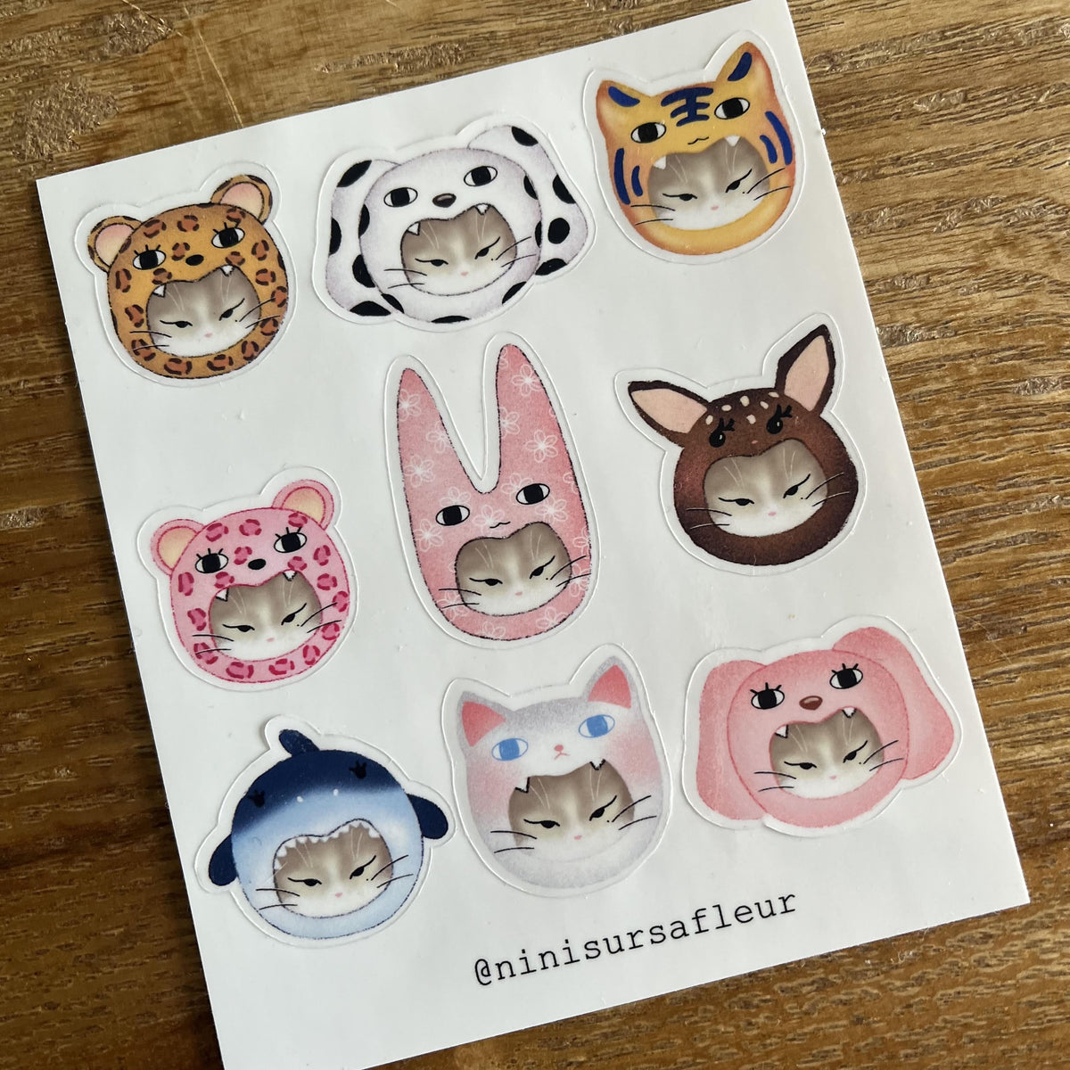 Planche - Animaux à motifs (mini planche)