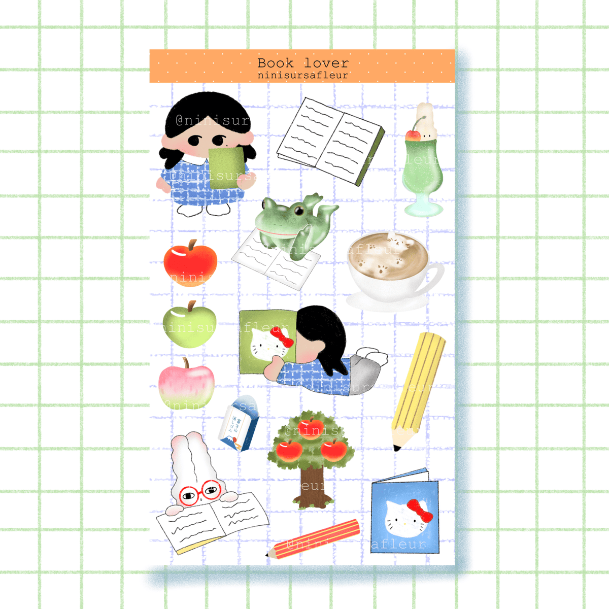 Planche - Book lover