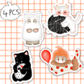 Pack de stickers - Chats horreur