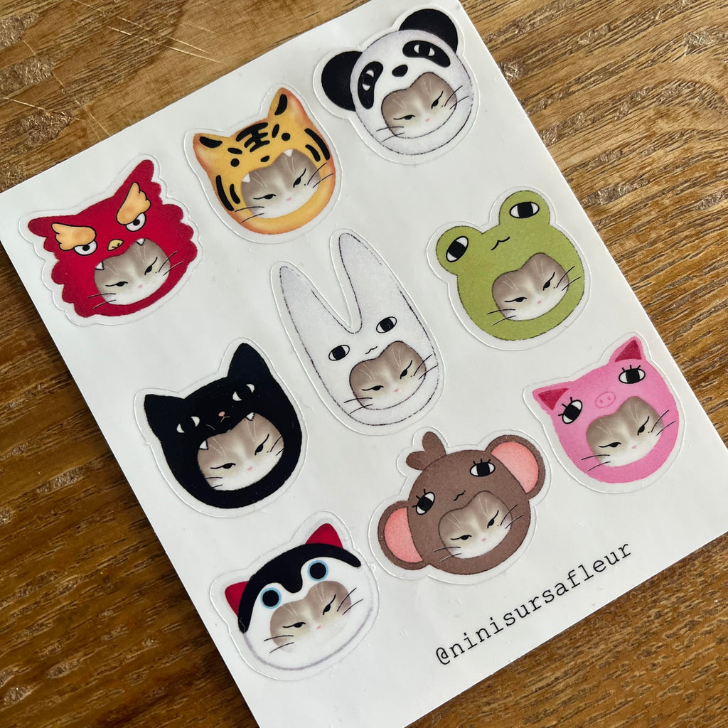 Planche - Animaux chats (mini planche)