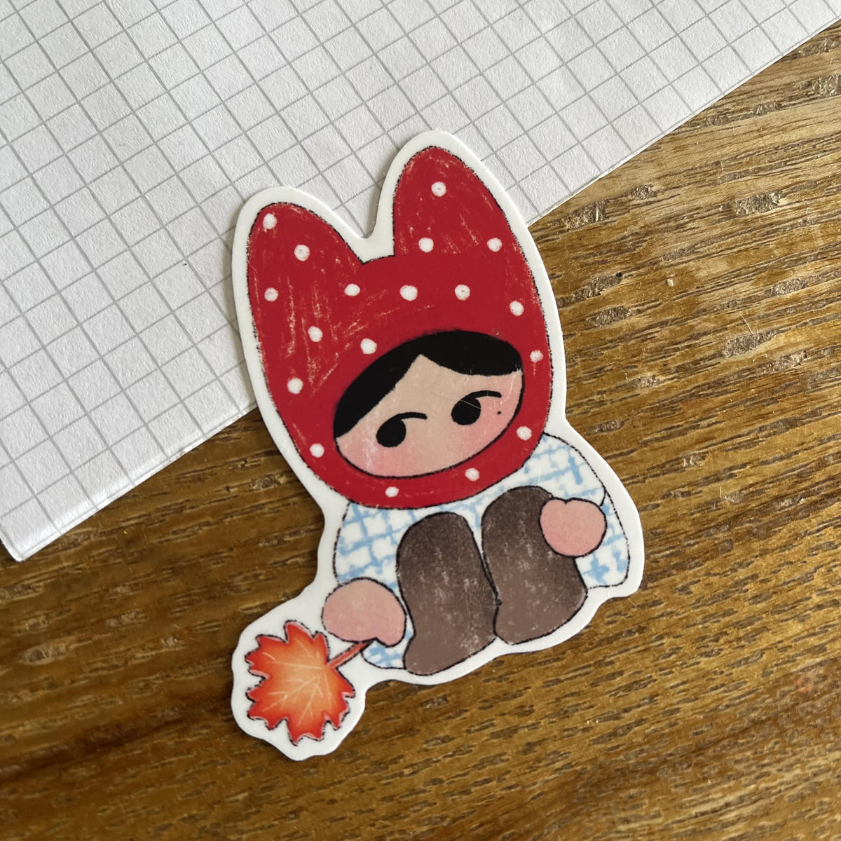 Stickers - Fille de l'automne