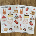 Planche de stickers - boulangerie 2