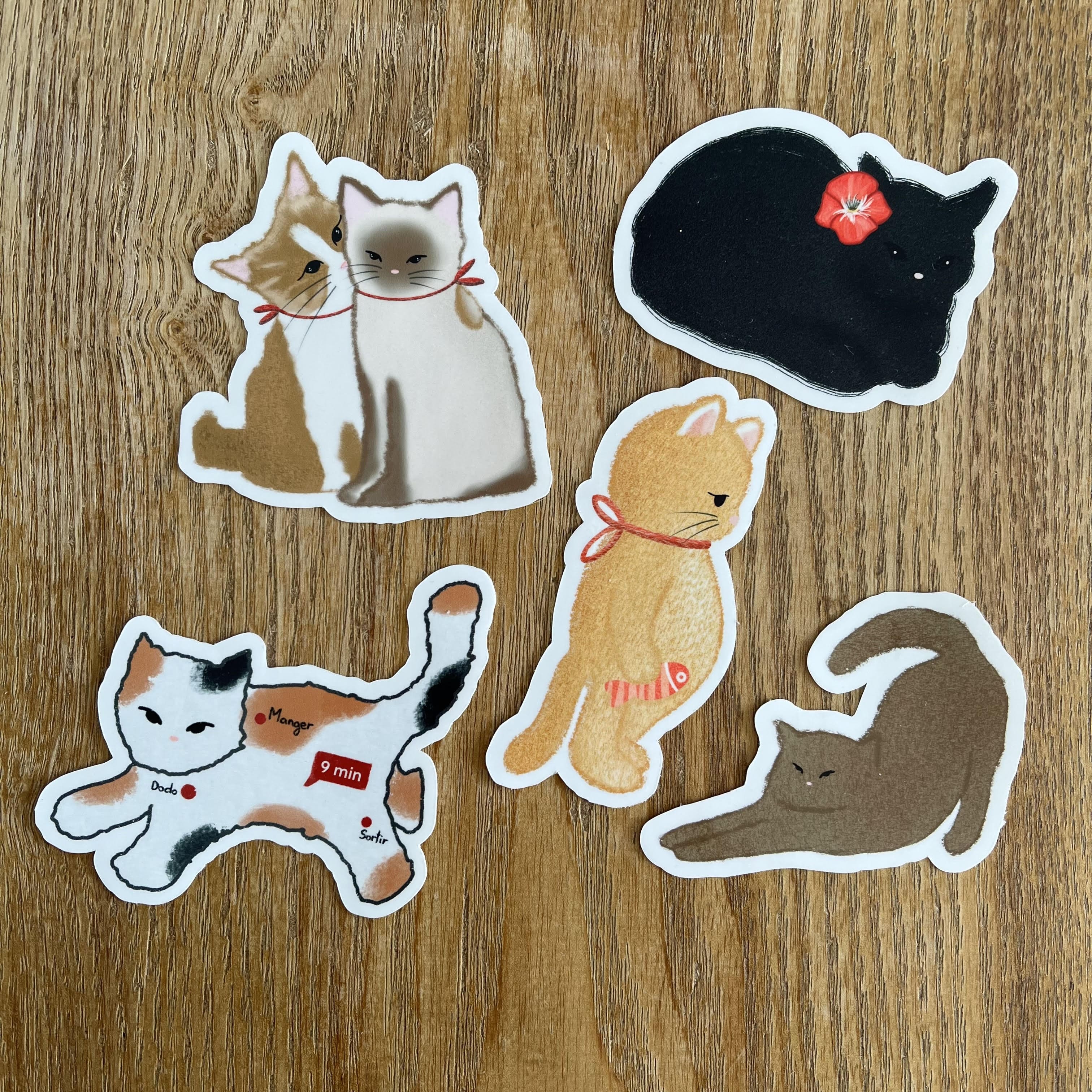 Pack de stickers - Chats