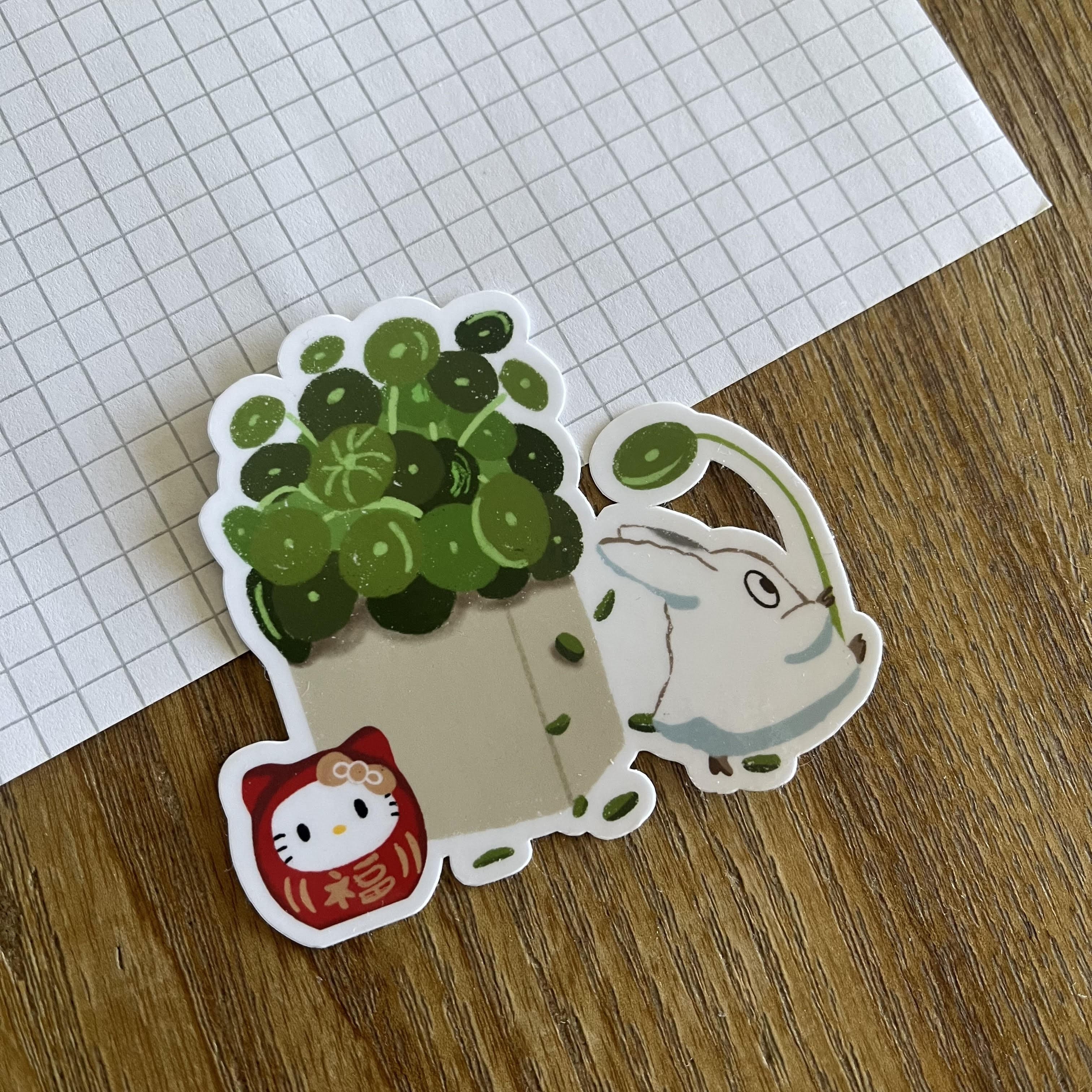 Stickers -  Totoro x pilea