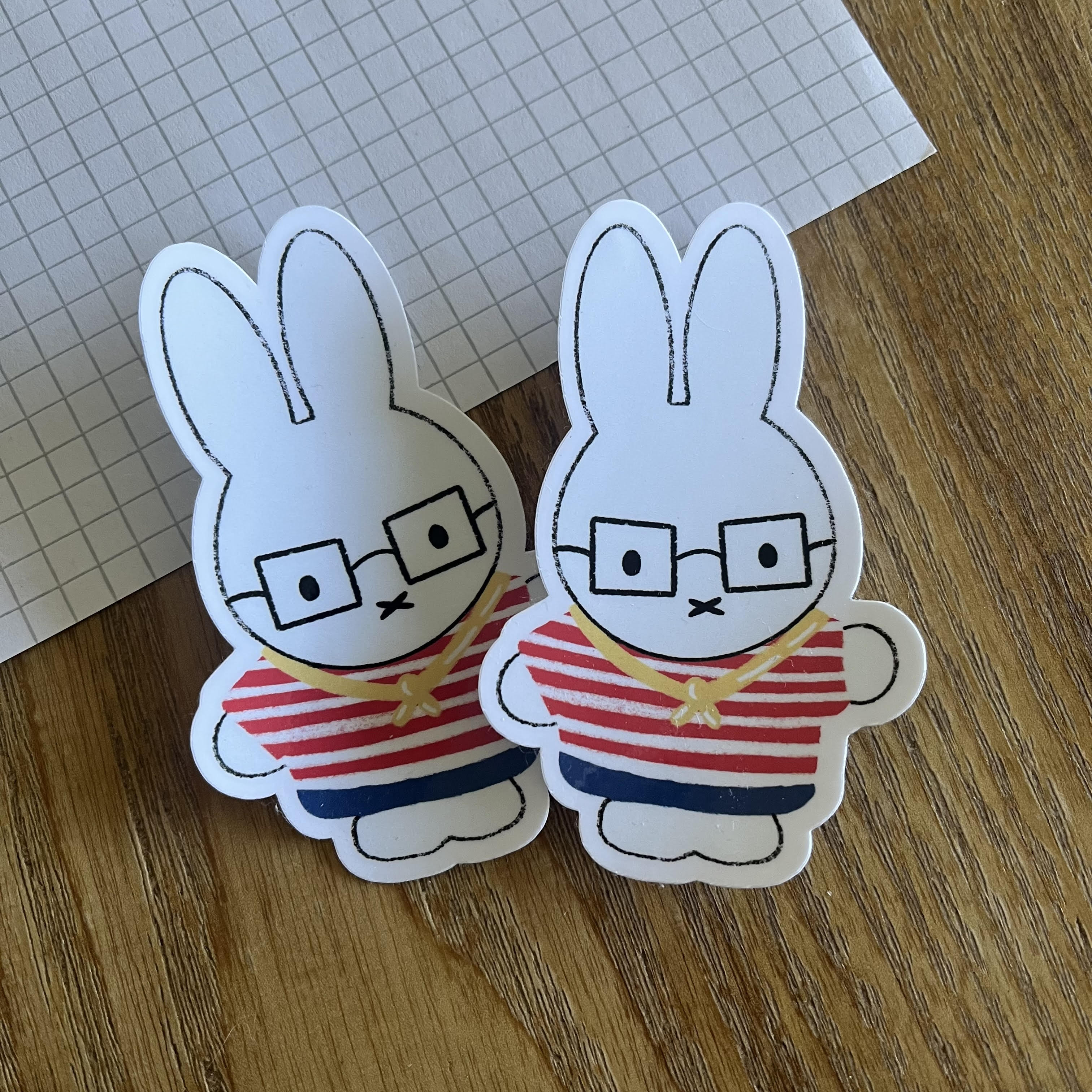 Stickers -  lapin x Tombo