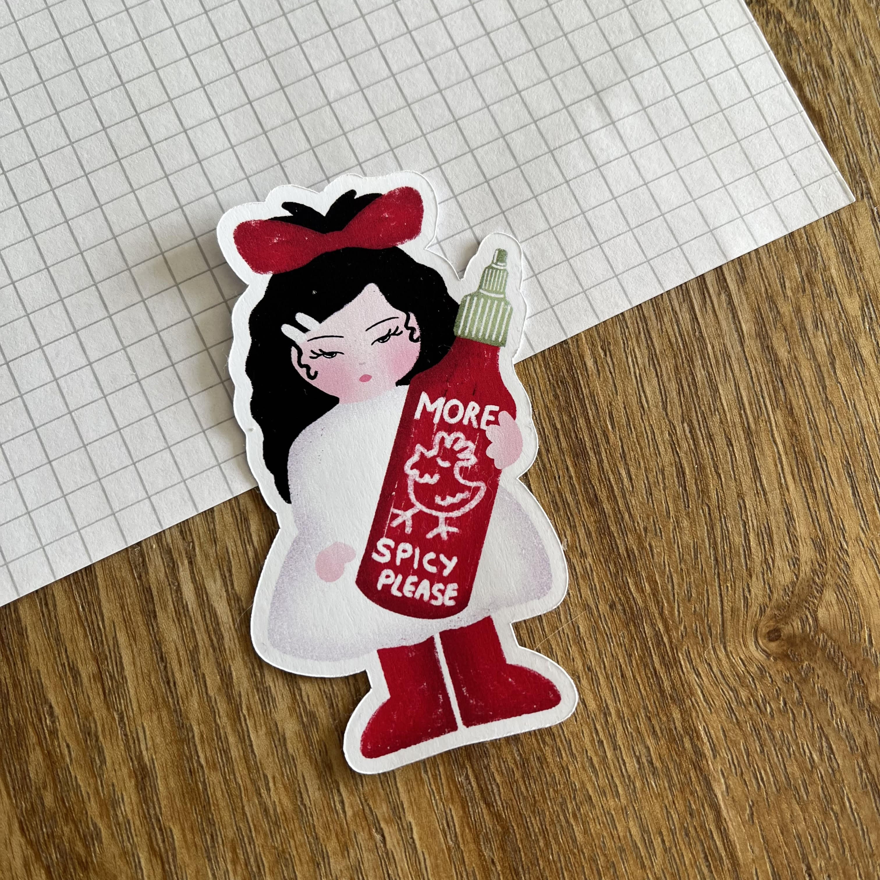 Stickers -  spicy girl
