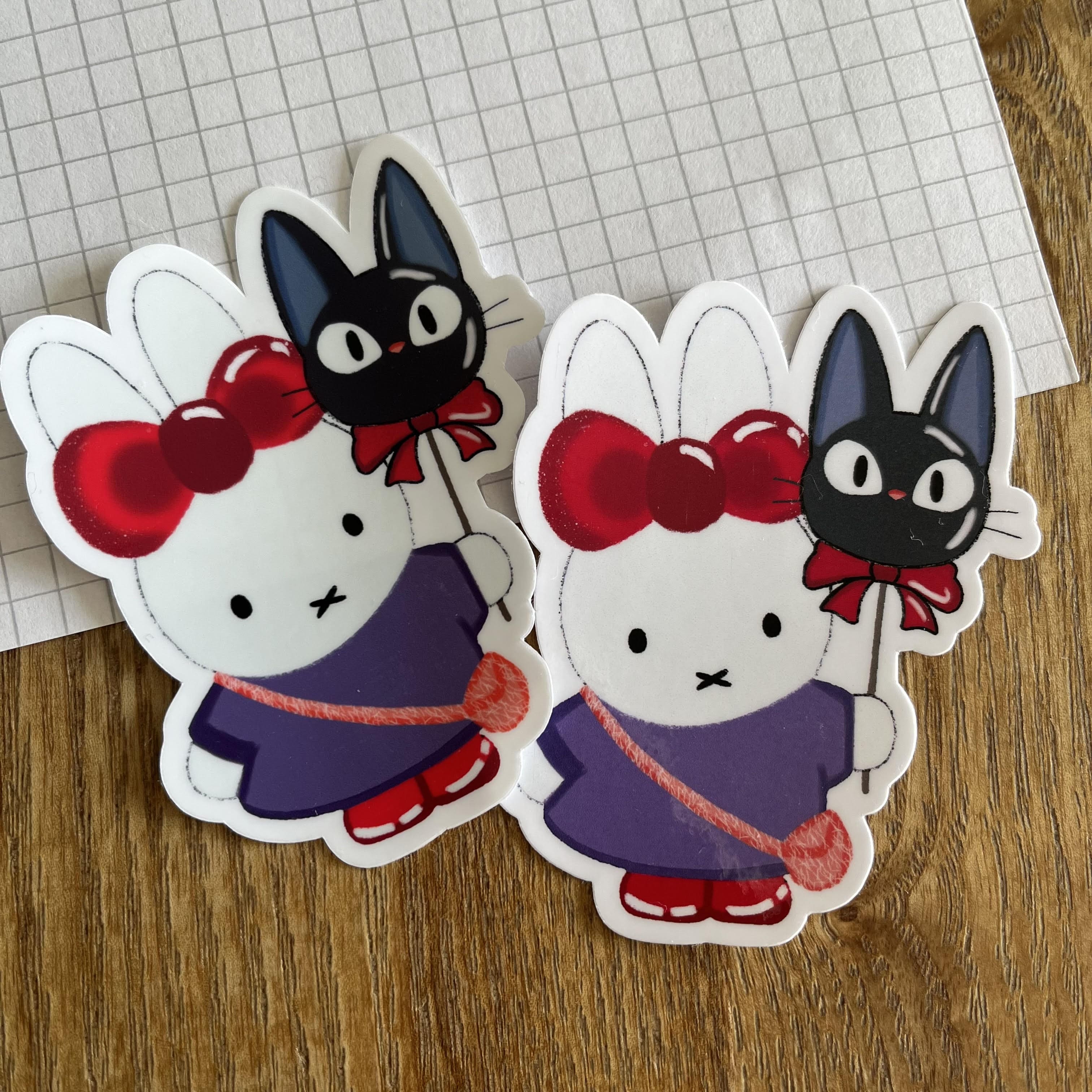 Stickers - lapin x sorcière