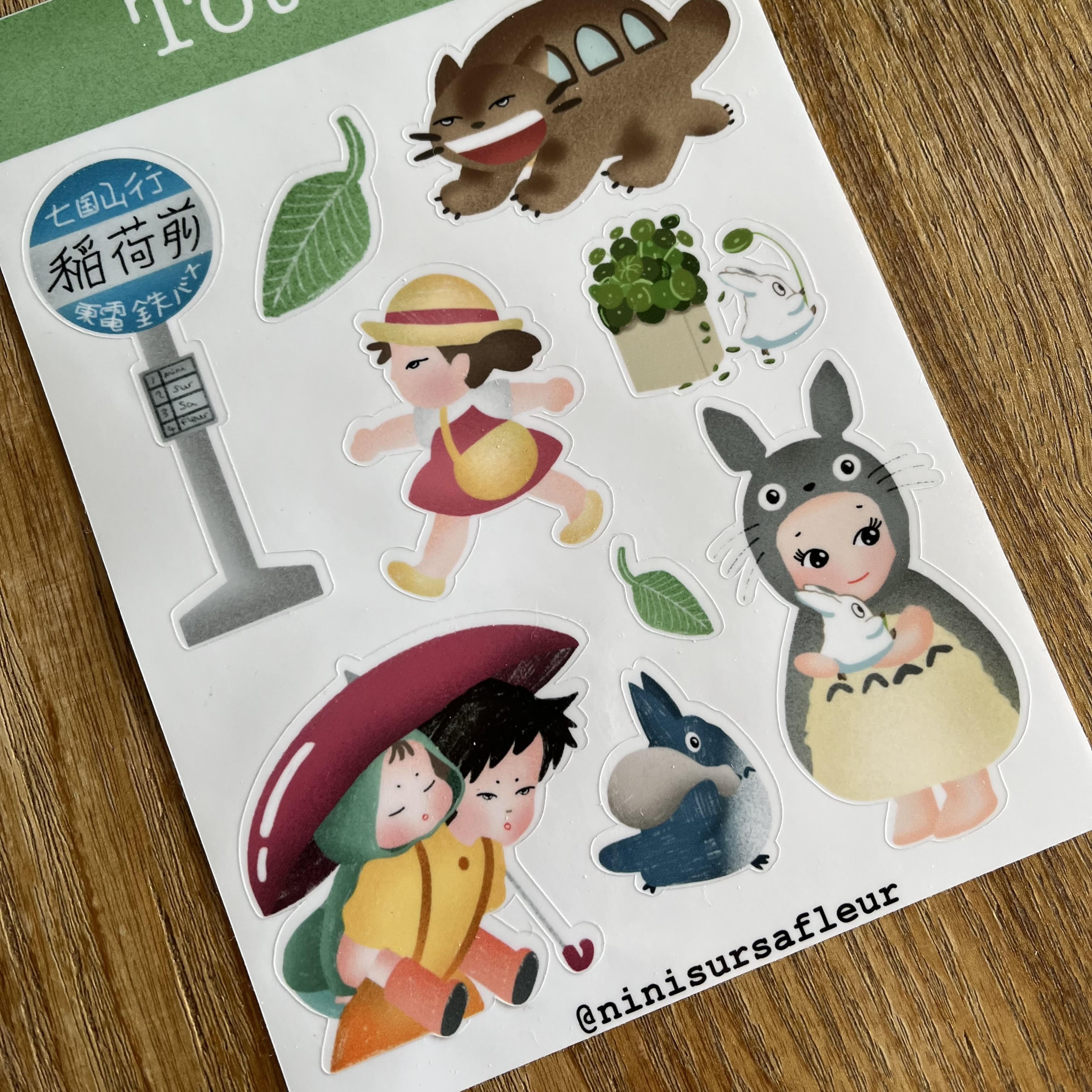 Planche de stickers -  Totoro