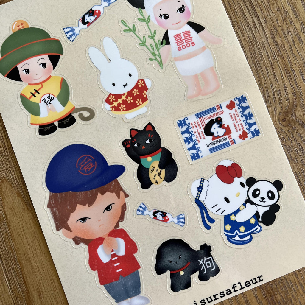 Planche de stickers - trinkets China