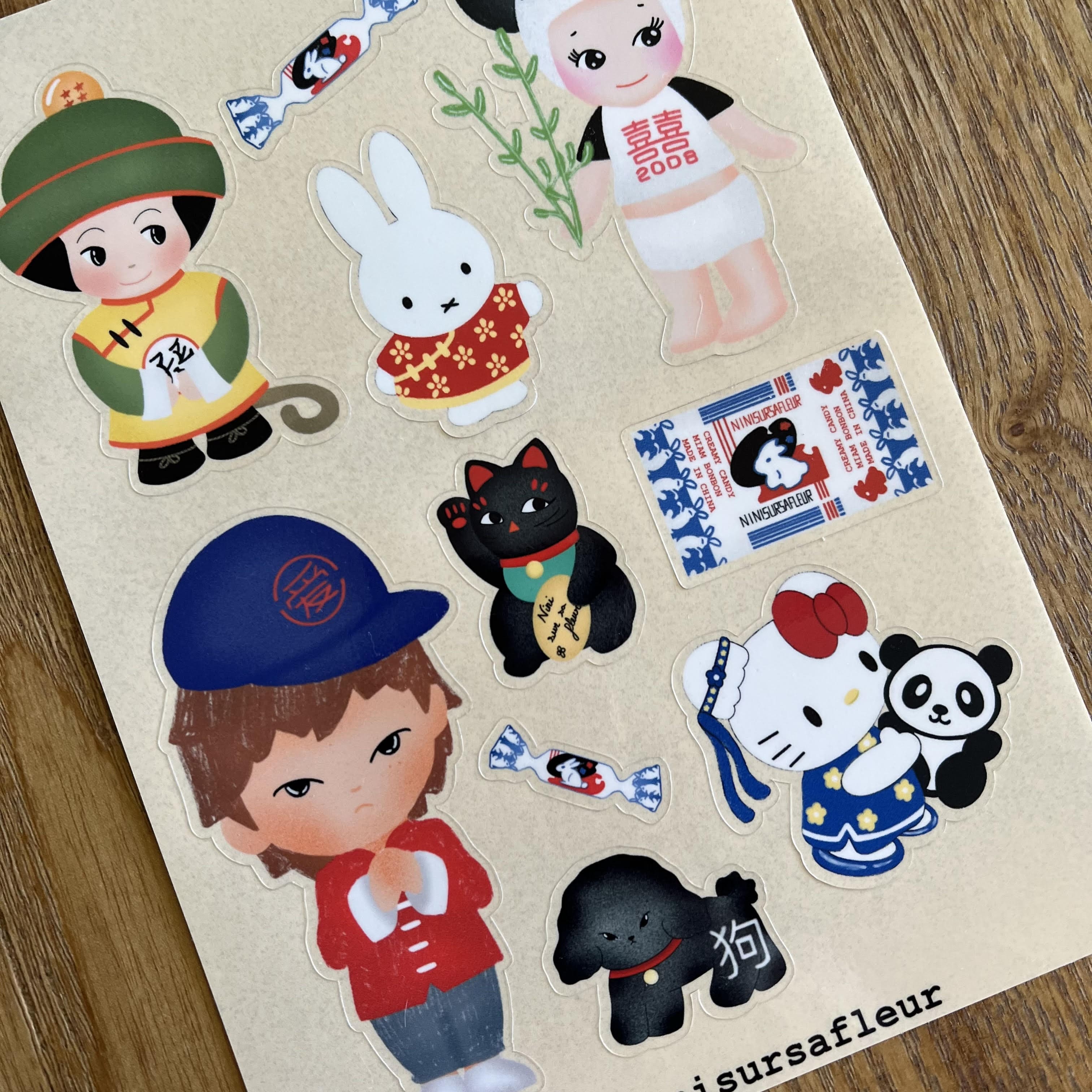 Planche de stickers - trinkets China