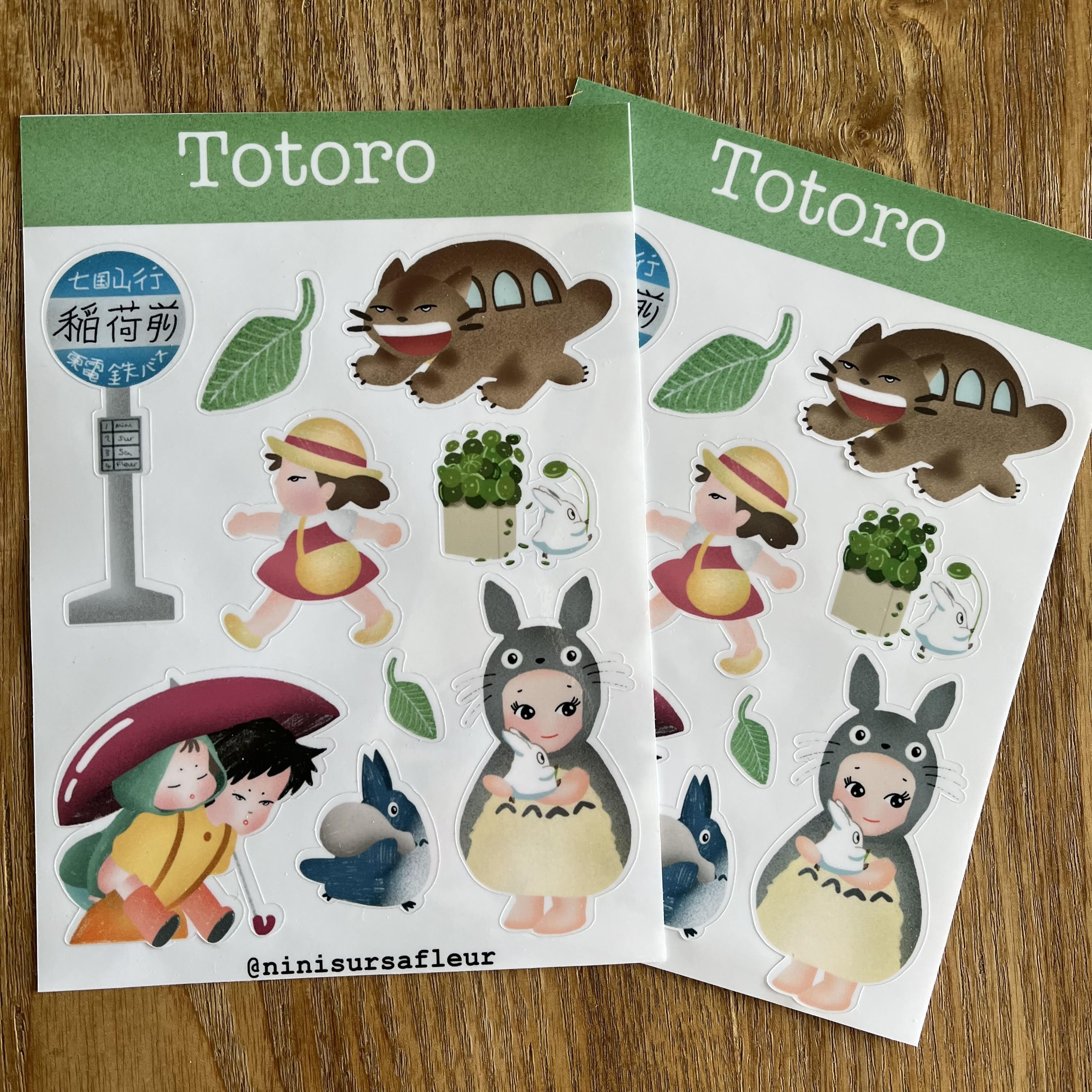 Planche de stickers -  Totoro