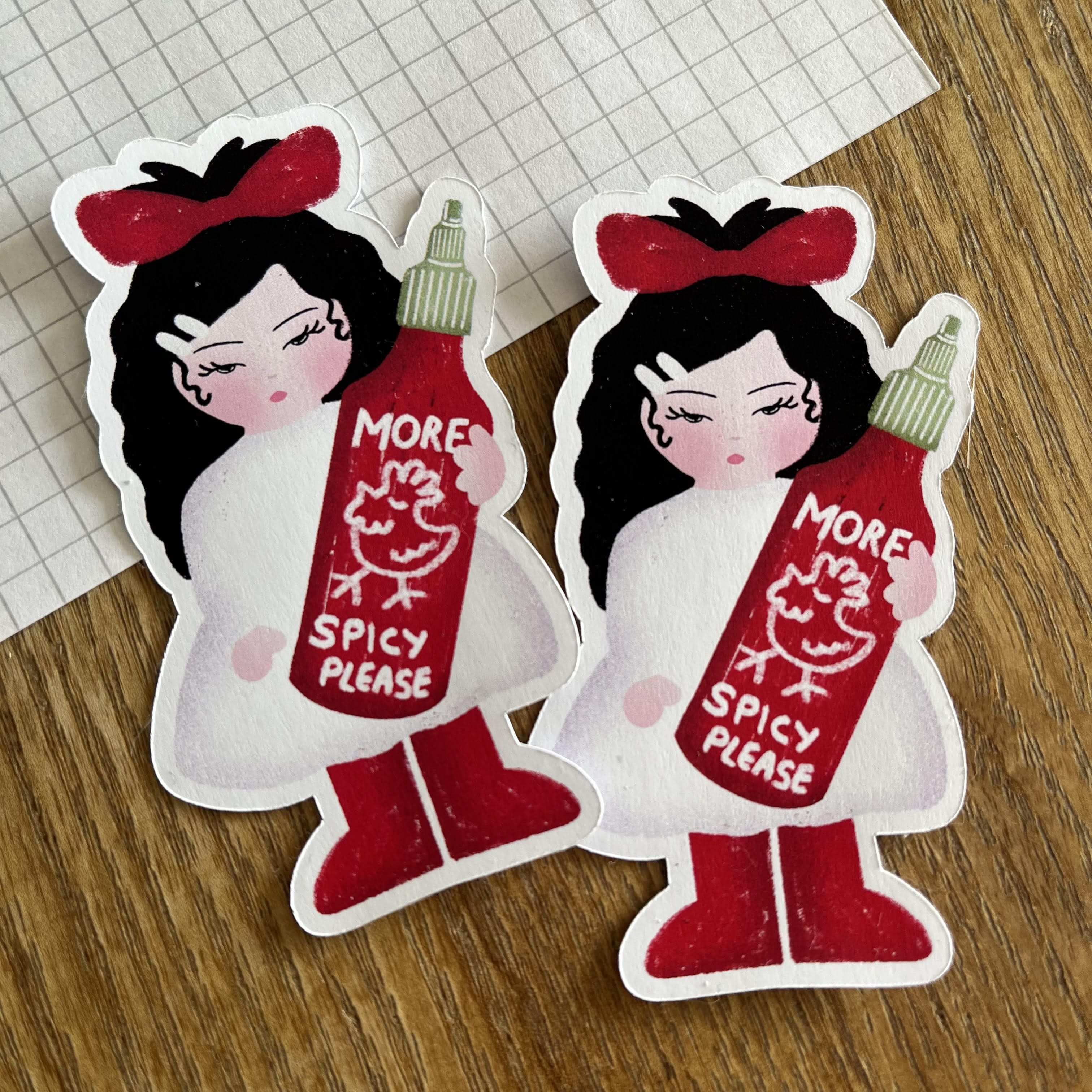 Stickers -  spicy girl