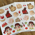 Planche de stickers - boulangerie 1