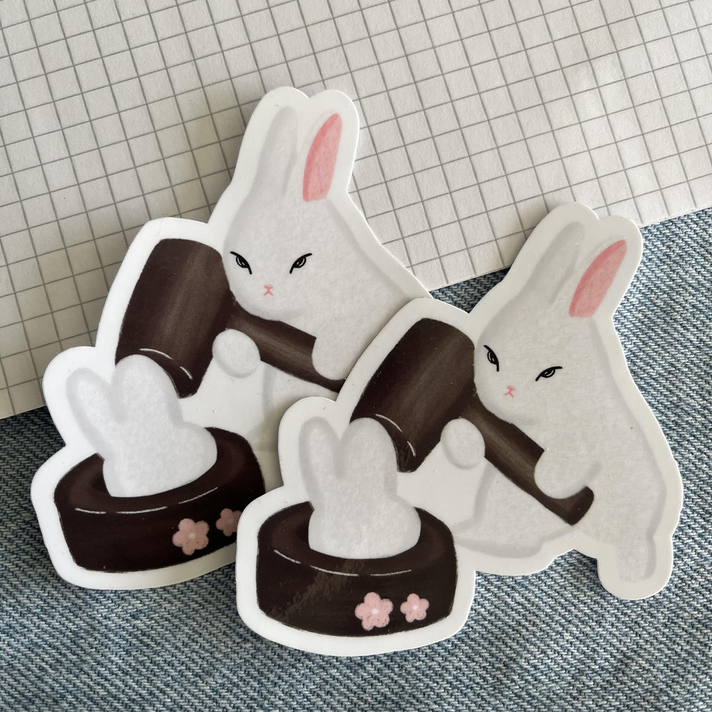 Stickers - lapin mochi