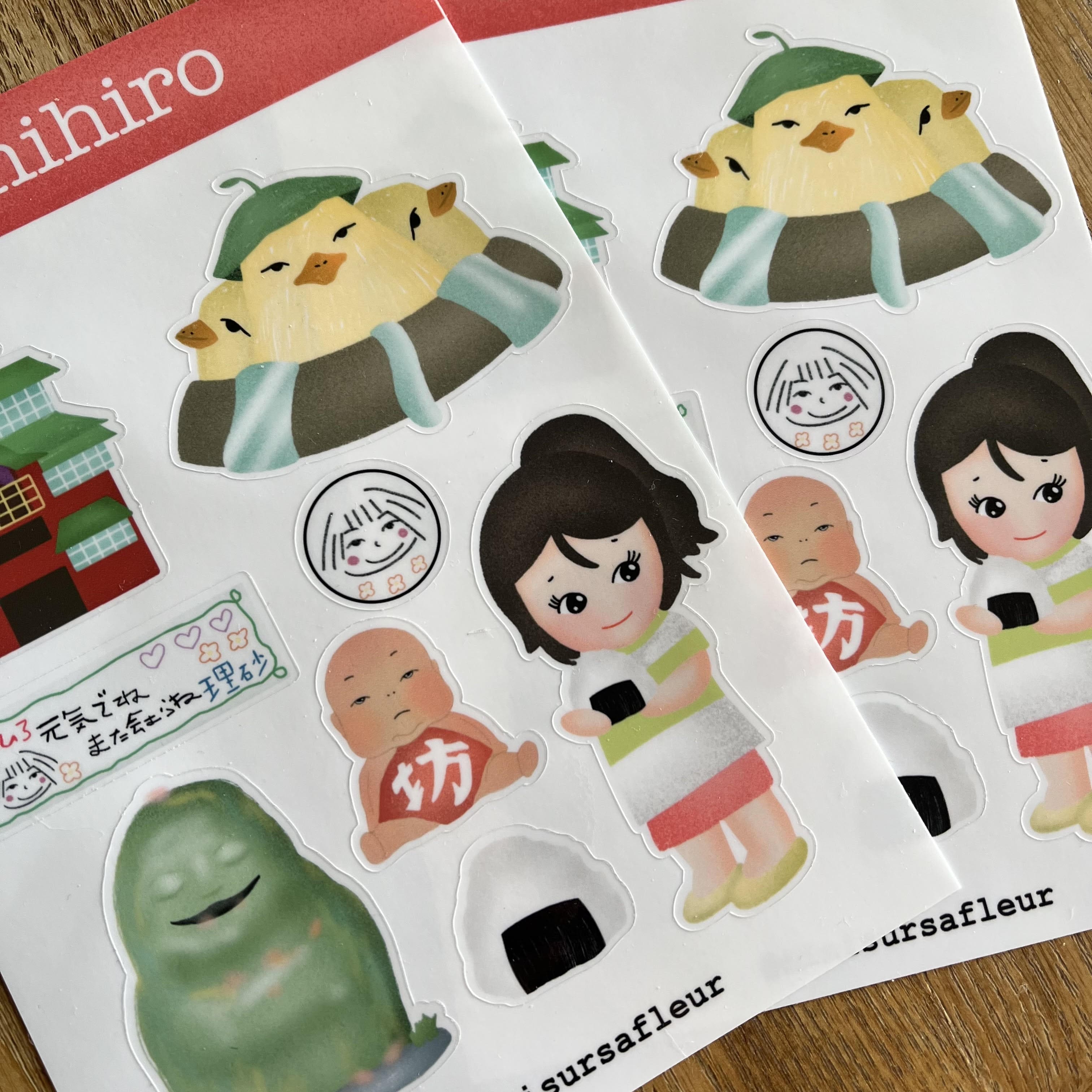 Planche de stickers -  Chihiro