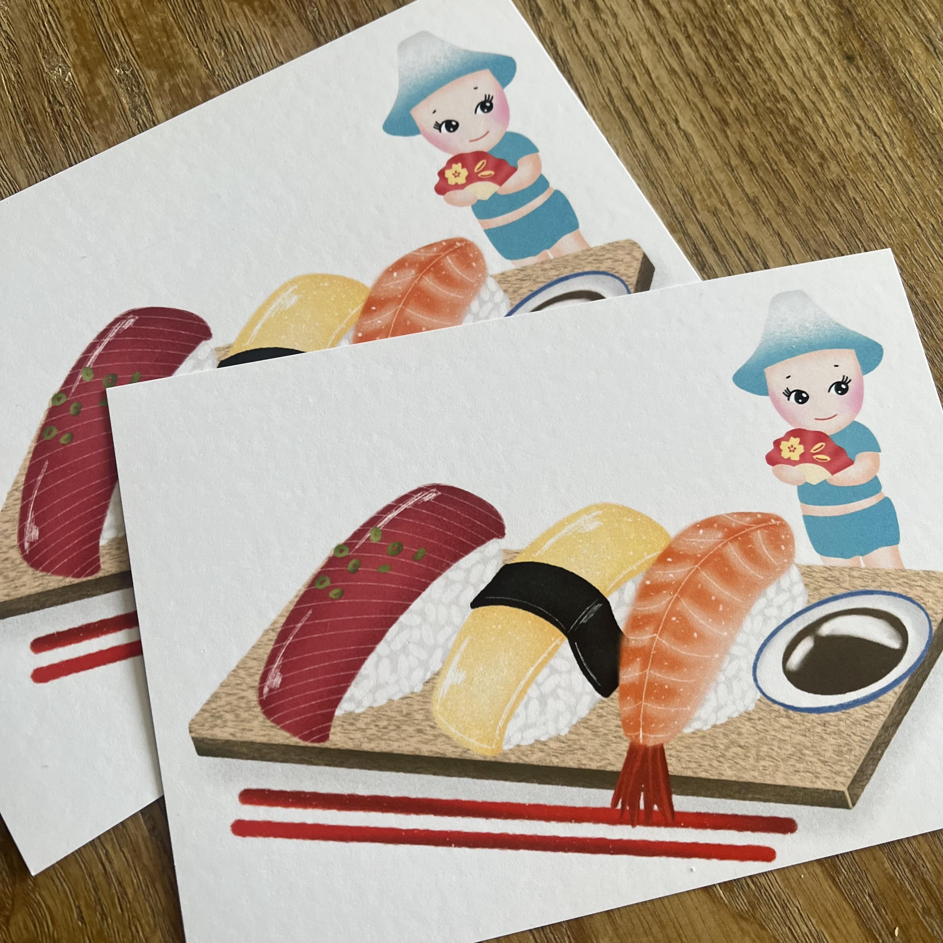 Illustration sushis