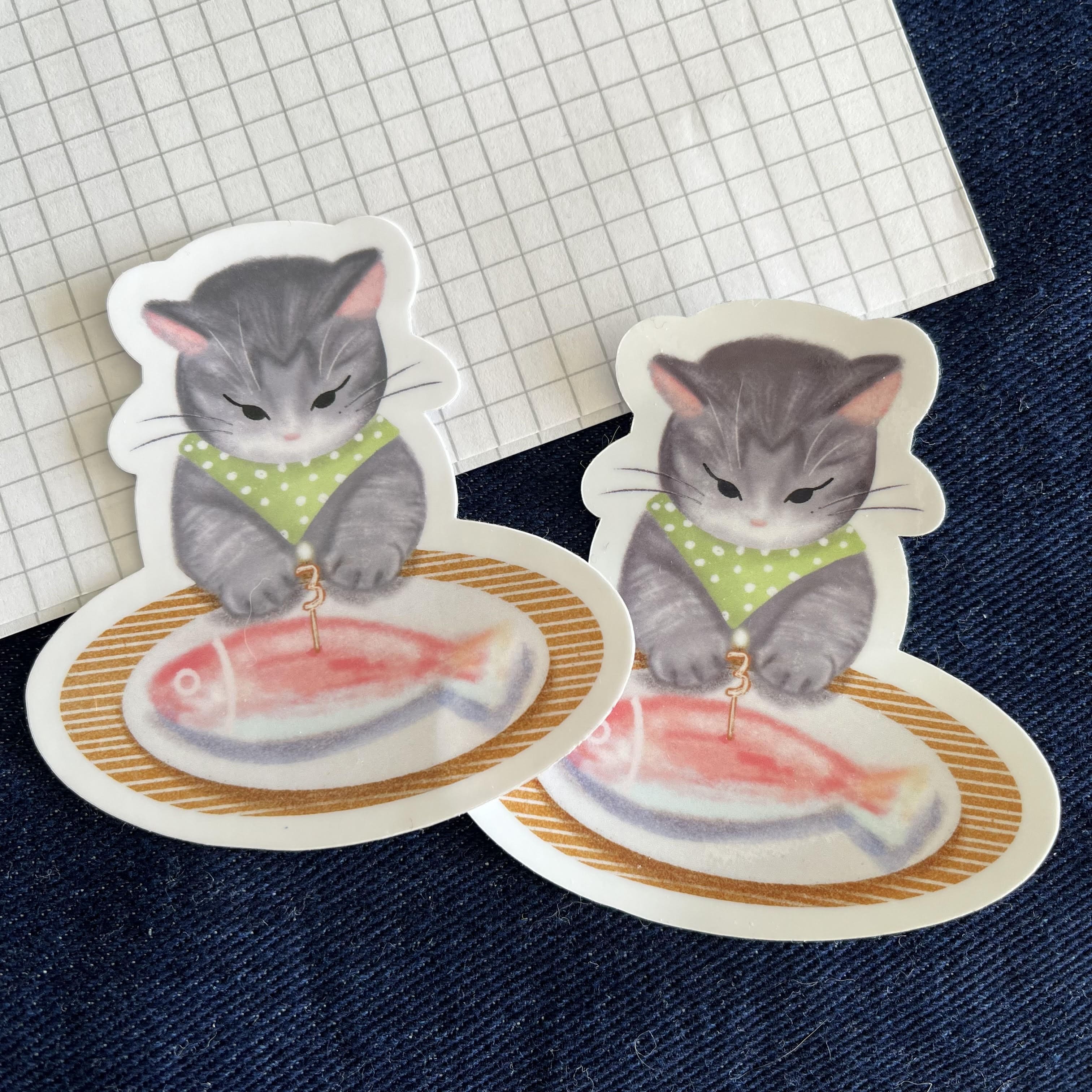 Stickers - chat gourmand