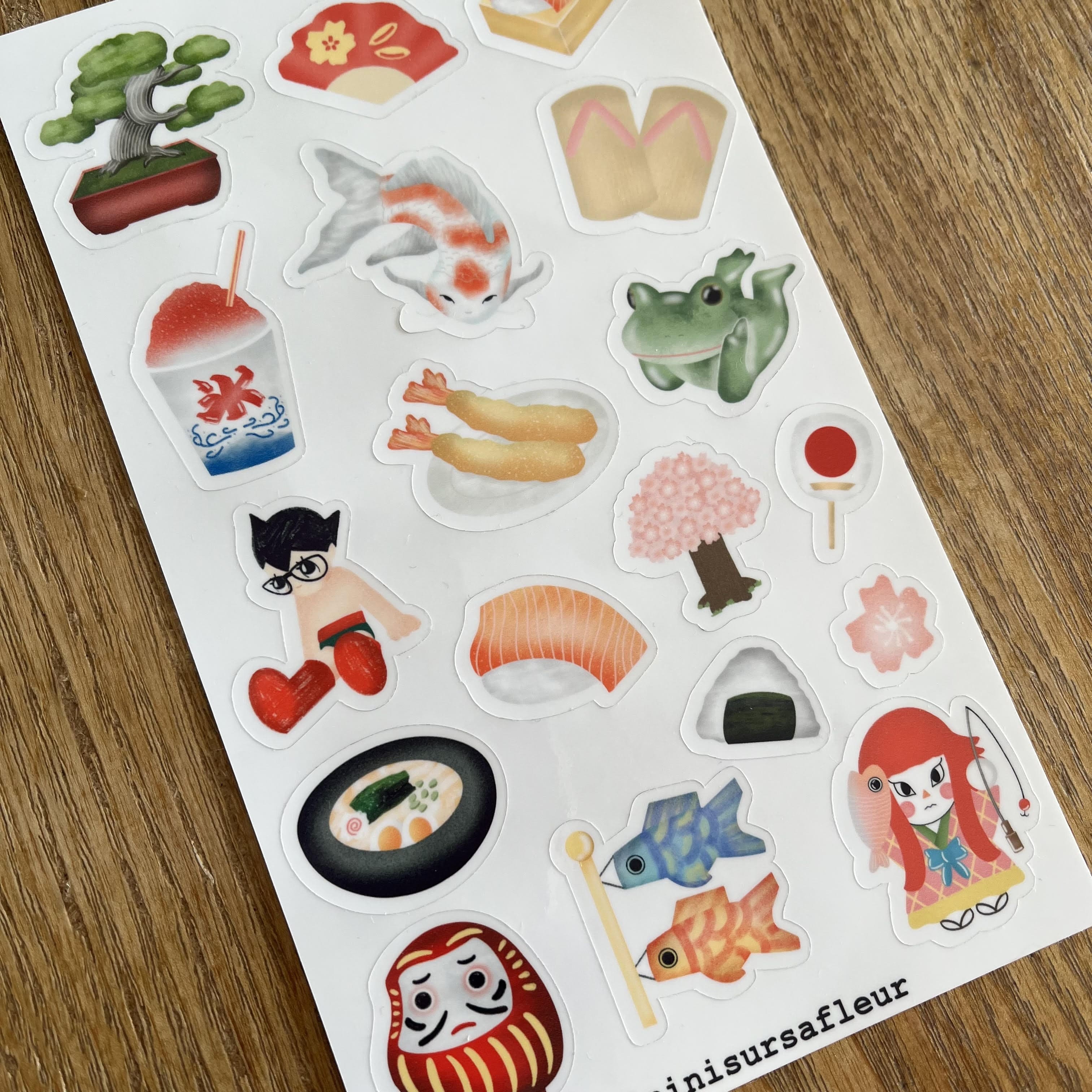 Planche de stickers - Japan ITEM