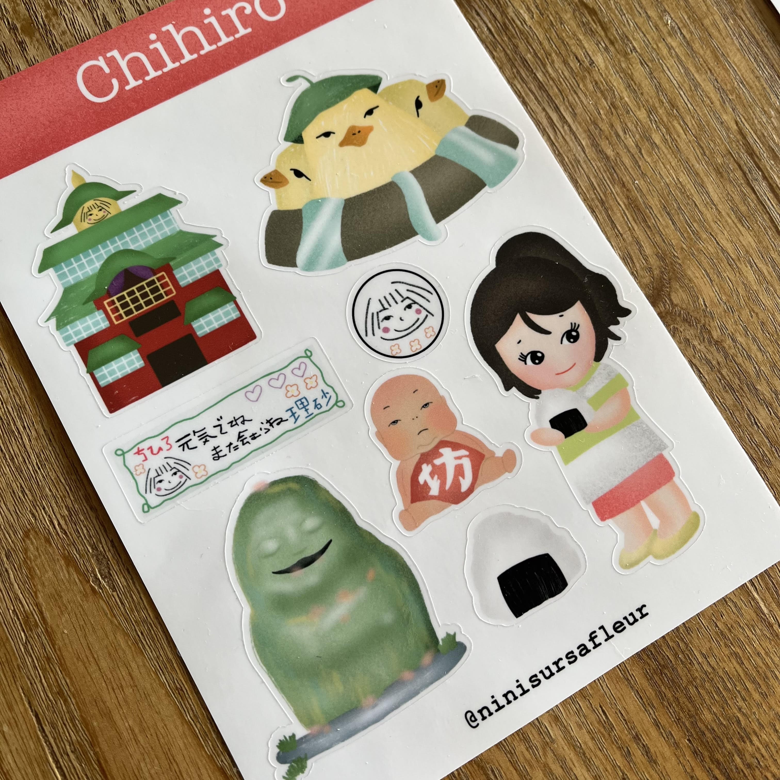 Planche de stickers -  Chihiro