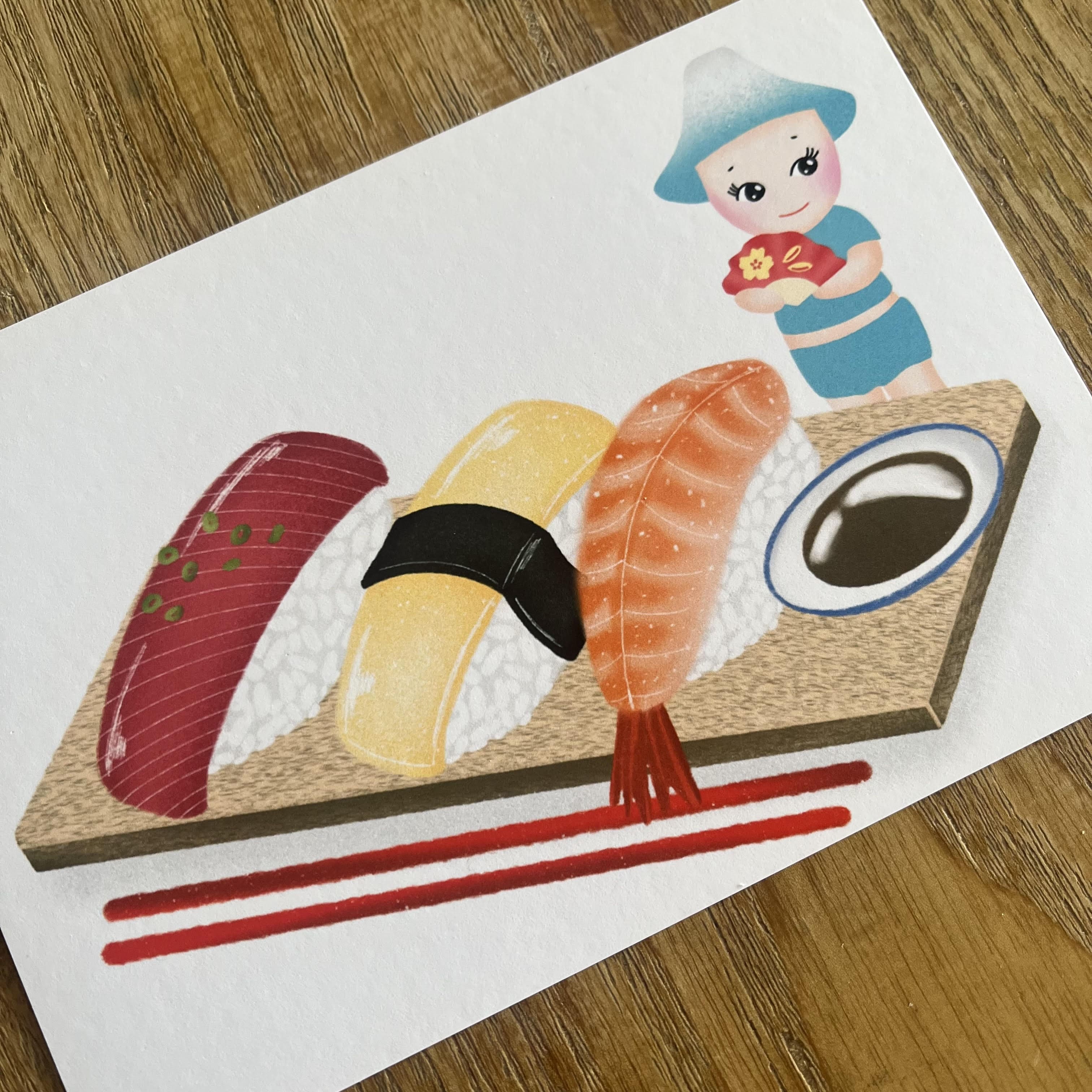 Illustration sushis
