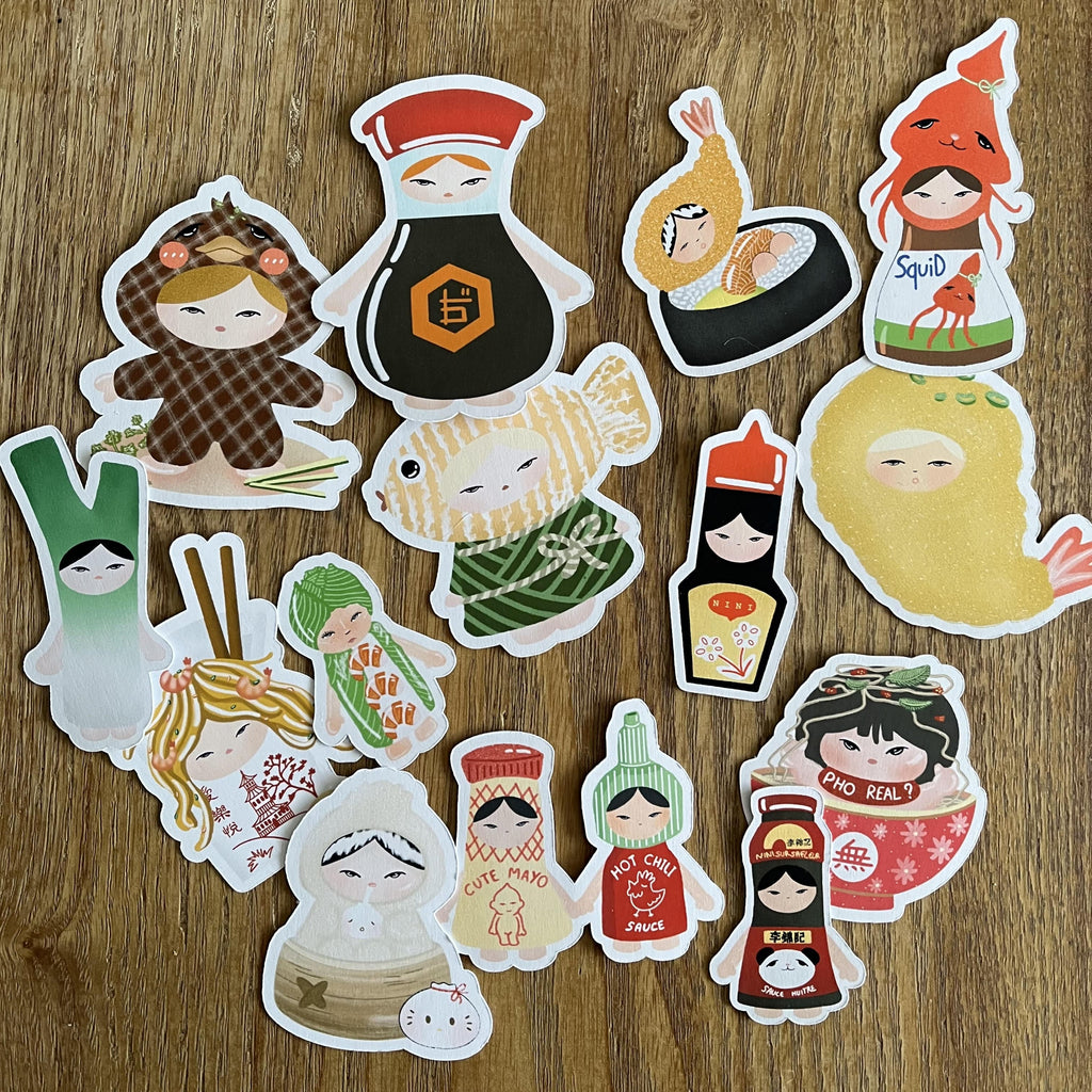 Pack de stickers - Food
