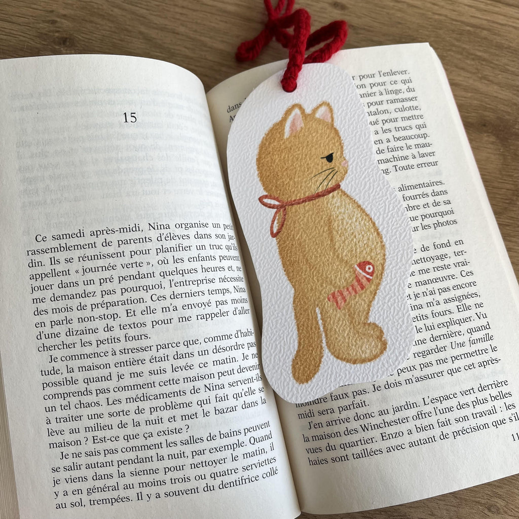 Marque-page - chat