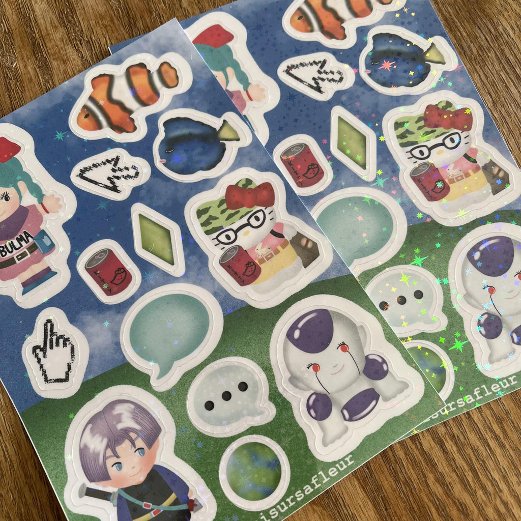 Planche de stickers - 2000'