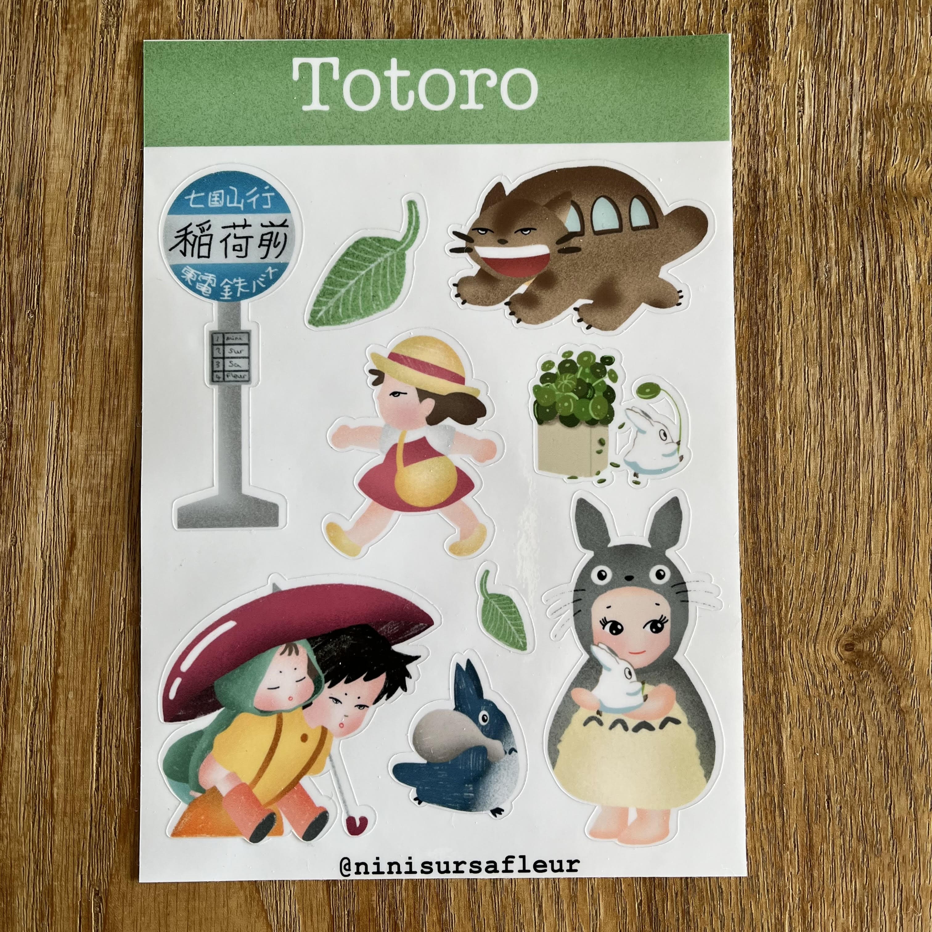 Planche de stickers -  Totoro