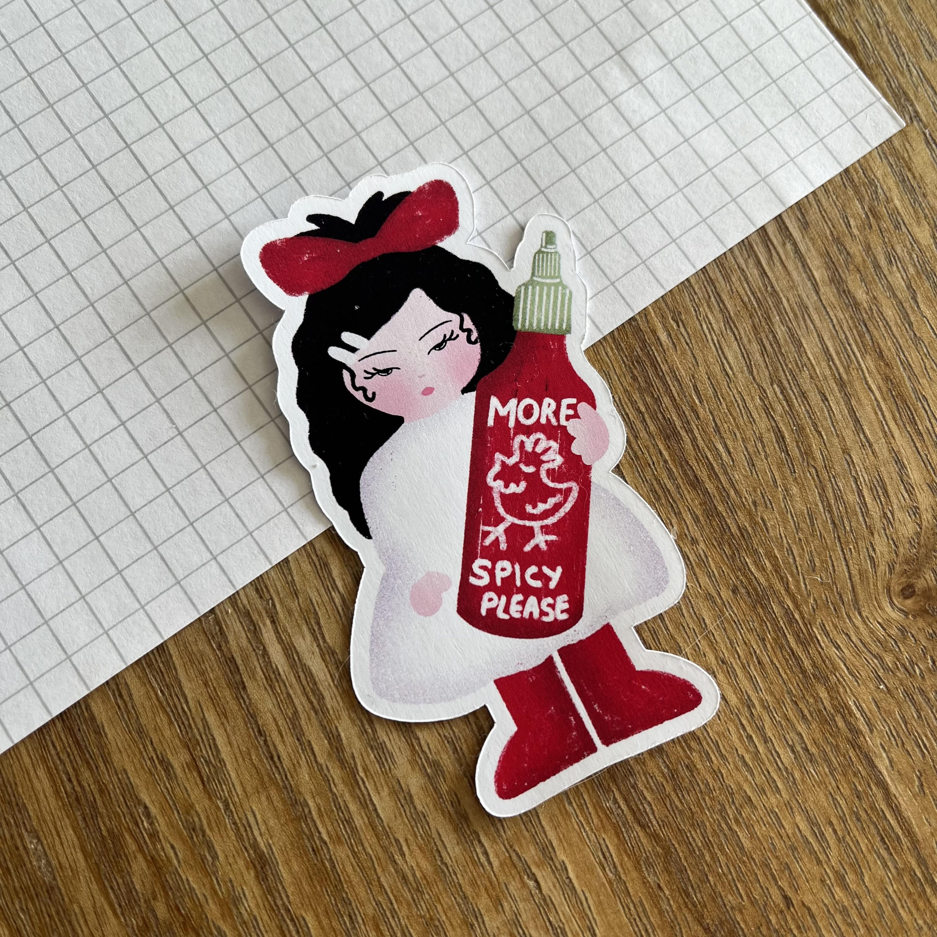 Stickers -  spicy girl